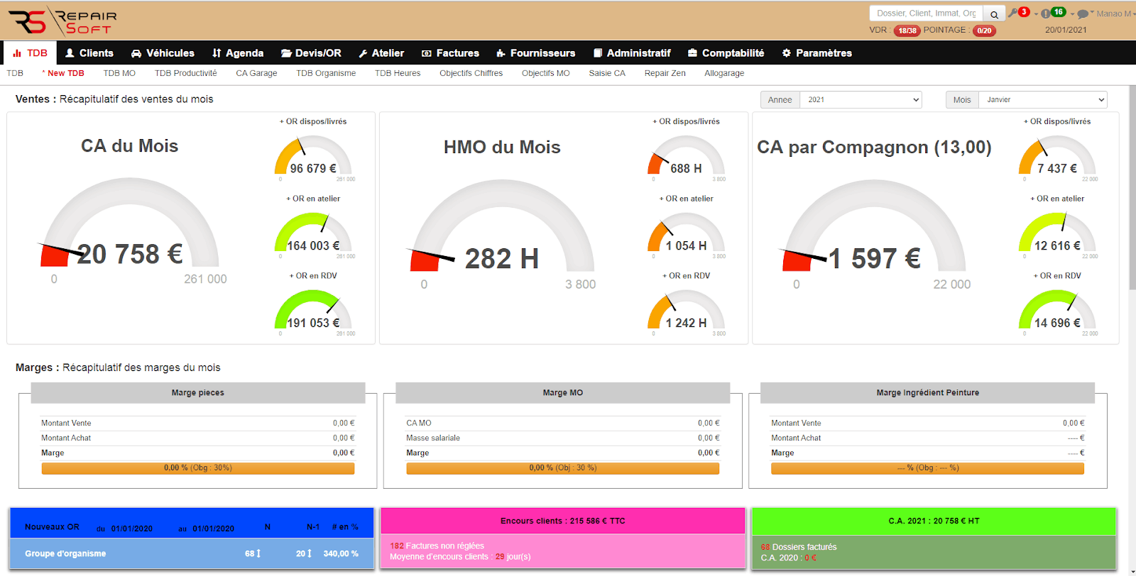   Image illustrant RepairSoft, un logiciel de gestion complet pour tous les métiers de la carrosserie.